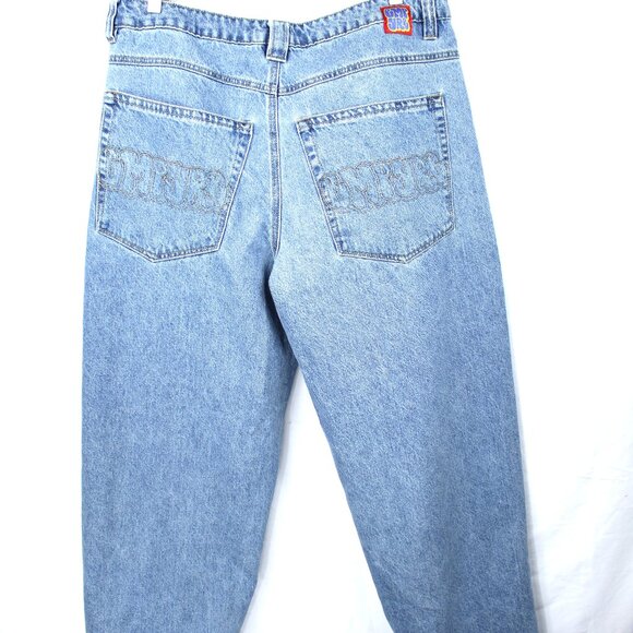 Empyre Ultra Loose Fit Colby Light Wash Skate Baggy Jeans Sz 34 Y2K Vintage SK8R - Picture 7 of 11